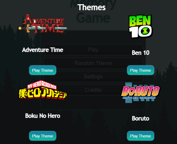Classic Mode Menu