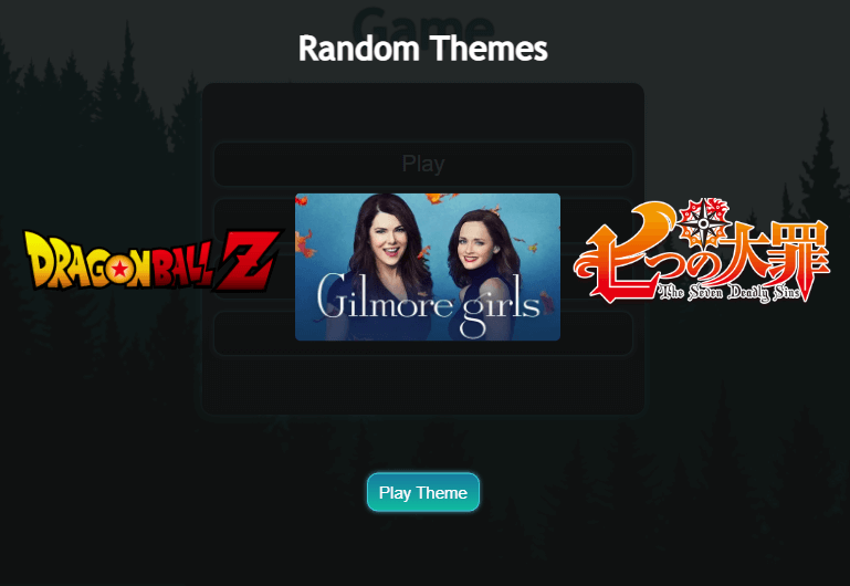 Random Mode Menu